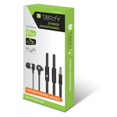 Słuchawki z mikrofonem Techly Stereo douszne