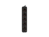 Listwa przedłużacz Lanberg 3m czarna 5x 230V Schuko, kabel wykonany z pełnej miedzi