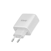 Ładowarka sieciowa Savio LA-06 USB Quick Charge Power Delivery 3.0 30W, 1xUSB Type C, 1xUSB, biała