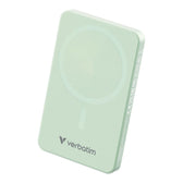 Powerbank Verbatim Charge 'n' Go Essentials Magnetic Wireless 5000mAh USB-C PD 3.0 Green