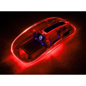 Mysz bezprzewodowa Manhattan 2.4GHz RF USB 1600dpi przezroczysta