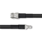 Kabel koncentryczny Qoltec LMR400 | N żeński | RP-SMA męski | 5m