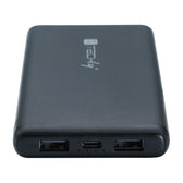 Powerbank Techly 10000mAH 2xUSB-A; 1xUSB-C 5V 2.1 czarny