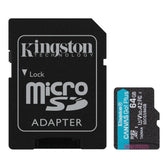 Karta pamięci Kingston microSD Canvas Go! Plus  64GB Class 10,UHS-I + adapter