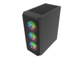 Obudowa Fury SHOBO SH4F RGB ATX Midi Tower z oknem czarna