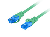 Patchcord Lanberg S/FTP kat.6A 0,5m LSZH CCA fluke passed zielony