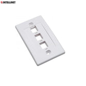 Panel 3-portowy Intellinet na moduły Keystone
