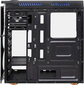 Obudowa Midi Gamer ATX Akyga AKY014BK 1xUSB3.0 2xUSB2.0 okno plexi czarna bez zasilacza