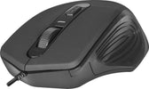 Mysz przewodowa Defender DATUM MB-347 optyczna 1600dpi 4P czarna
