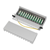 Patch panel stacjonarny LogiLink NP0019 12x RJ45 kat.6A ekranowany