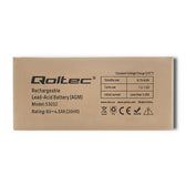 Akumulator AGM Qoltec 6V | 4.5Ah