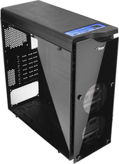 Obudowa Midi Gamer ATX Akyga AKY014BK 1xUSB3.0 2xUSB2.0 okno plexi czarna bez zasilacza