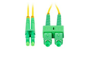 Patchcord światłowodowy Lanberg SM SC/APC-LC/APC DUPLEX 3.0MM LSZH G657A1 1m żółty