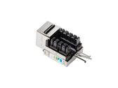 Moduł Keystone Lanberg gniazdo RJ45 -> LSA FTP kat.5e 90° do puszki montażowej