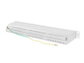 Patch panel Lanberg PPS6-1048-S 48 port 1U 19" kat.6 FTP ekranowany szary