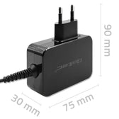 Ładowarka sieciowa Qoltec GaN POWER PRO | 1xUSB-C | 65W | 5-20V | 3-3.25A | Czarna