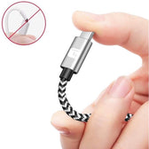 Kabel Techly USB 2.0 USB-C na USB-C kątowy 0,5m M/M 3A