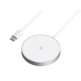 Ładowarka indukcyjna bezprzewodowa MagSafe Qi2 GoGEN WCHMS03 15W biała