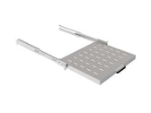 Półka wysuwana do szaf Rack 19" Lanberg szara 1U/445x350mm udźwig do 35kg, montaż 4 punktowy