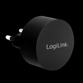 Ładowarka sieciowa LogiLink PA0218 USB 10,5 W, okrągła, 2x USB-A, czarna