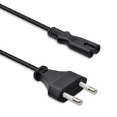 Kabel zasilający Qoltec IEC C7 | CEE 7/16 | 2*0.75mm2 | 1m