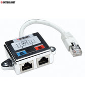 Rozdzielacz Intellinet RJ45x2 ekaranowany