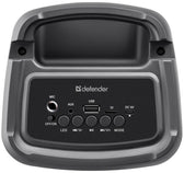 Głośnik Defender BOOMER 20 Bluetooth 20W MP3/FM/SD/USB/AUX/TWS/LED/MIC KARAOKE czarny