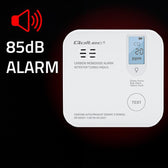Czujnik tlenku węgla Qoltec z baterią | alarm 85dB | LED