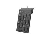 Klawiatura Natec Goby 2 numeryczna USB 18 klawiszy czarna