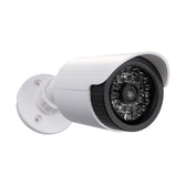 Atrapa kamery tubowej Maclean IR1800 W, diody IR LED, biała, zasilanie 2xAA (brak w zestawie), ABS