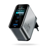 Ładowarka sieciowa everActive GaN SC-670Q 1x USB, 2x USB-C PD QC4+ 67W czarna