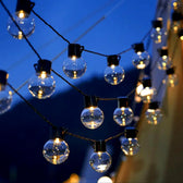 Girlanda ogrodowa solarna LED 2w1 Maclean MCE424, IP44, 3W, 10lm, 3000K, akumulator 2*600 mAh, 5V DC, 7m