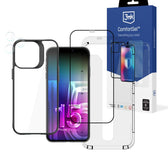 Zestaw ochronny do iP 15 Pro Max - Etui na telefon, szkło, lensy - 3mk Comfort Set 4in1