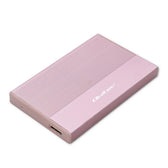 Obudowa/kieszeń Qoltec na dysk SSD HDD 2.5" | SATA | USB 3.0 | Super speed 5Gb/s | 2TB | Różowy