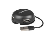 Hub USB Natec 4x USB 2.0 Bumblebee czarny