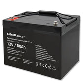 Akumulator AGM Qoltec 12V | 80Ah | 23,5kg