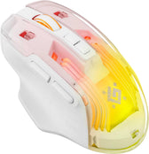 Mysz bezprzewodowa Defender ASTRO ELITE GM-056 optyczna 3200dpi biała RGB AKUMULATOR 7 przycisków Gaming