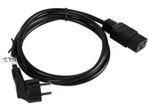Kabel zasilający Lanberg CEE 7/7 -> IEC 320 C19 (serwerowy) 16A 1,8m VDE czarny