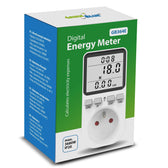 Miernik energii GreenBlue GB364 E, watomierz, typ E, 220-240V AC, 50Hz, max. obciążenie 16A, IP20, wbudowana bateria