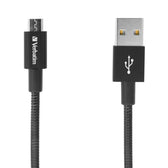 Kabel Verbatim micro USB-B(M) - USB-A(M) 1m czarny