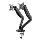 Uchwyt biurkowy 2xLCD/LED Techly 17"-32" 2x(2-9kg) Amortyzator gazowy