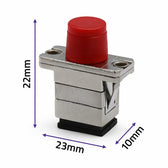 Adapter światłowodowy hybrydowy Qoltec LC/UPC-FC/UPC simplex MultiMode