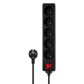 Listwa zasilająca Savio LZ-02, 5 gniazd 3m