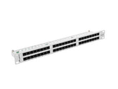 Patch panel Lanberg PPU6-1048-S 48 port 1U kat.6 szary