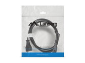 Kabel zasilający Lanberg CEE 7/16 -> IEC 320 C7 EURO (radiowy) 1,8m czarny