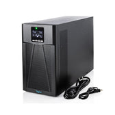 Zasilacz awaryjny UPS DIGITUS Online Tower 19" LCD 3000VA/3000W 6x12V/9Ah 8xC13 1xC19 1xC14 USB RS232 RJ45