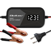 Ładowarka inteligentna Qoltec mikroprocesorowa 12V | 2A | Prostownik do akumulatora AGM GEL | LCD