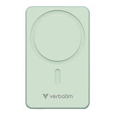 Powerbank Verbatim Charge 'n' Go Essentials Magnetic Wireless 5000mAh USB-C PD 3.0 Green