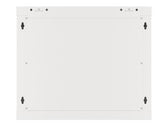 Szafa instalacyjna Rack wisząca 19" 9U 600x450 szara drzwi metalowe Lanberg (flat pack)