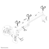 Uchwyt ścienny do ekranów Neomounts FPMA-HAW100HC 10"-30" max Vesa 100x100 max 12 kg Biały